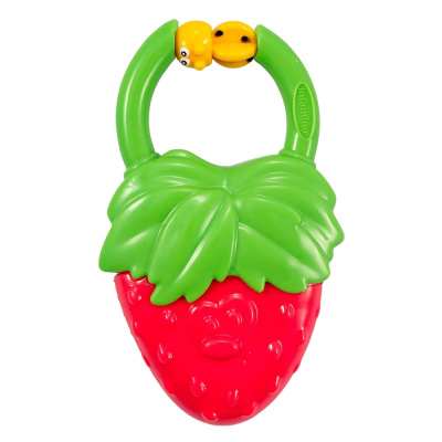 Вибрирующий прорезыватель-погремушка Клубничка Infantino 216429